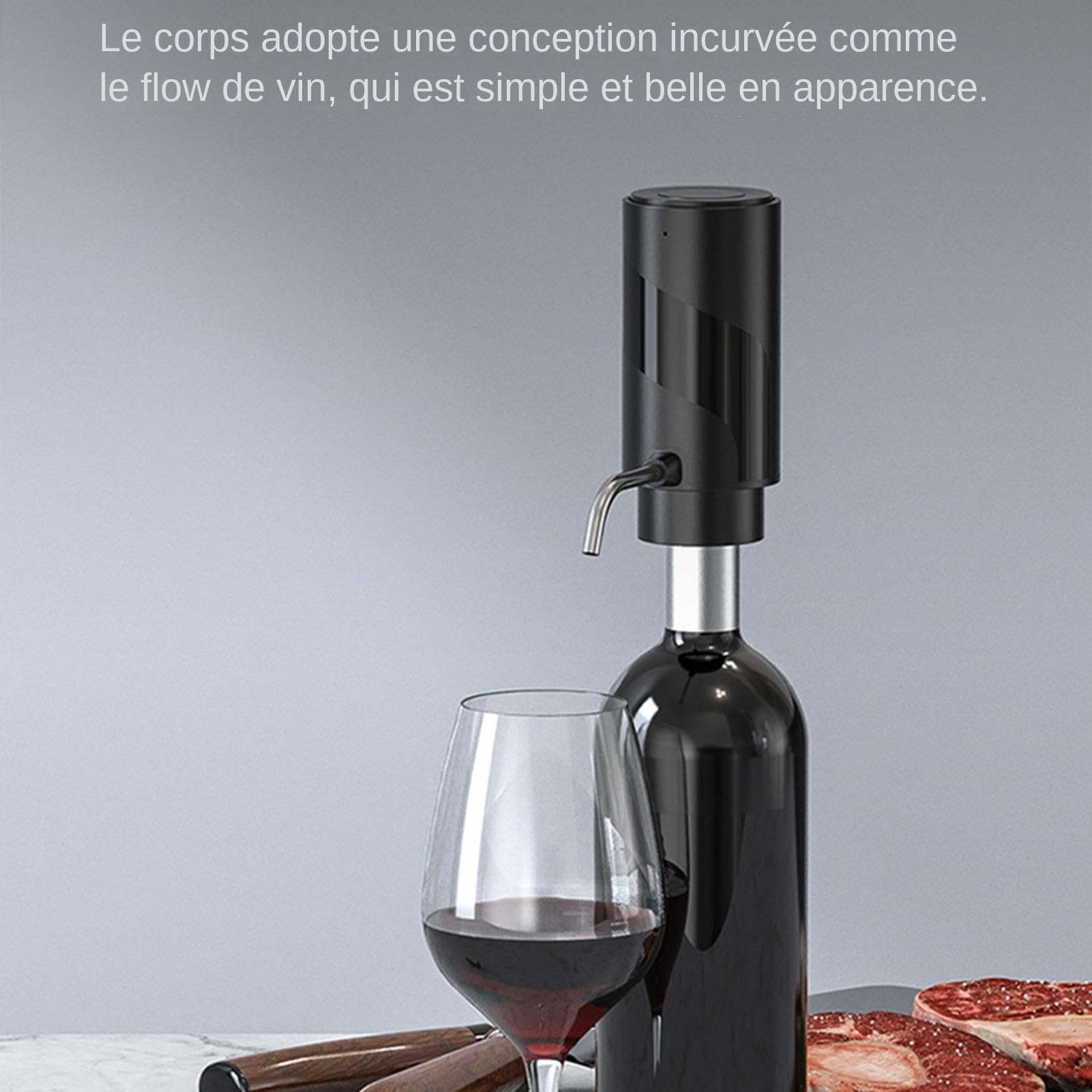 Caraffa per vino elettrico, aeratore per vino e distributore
