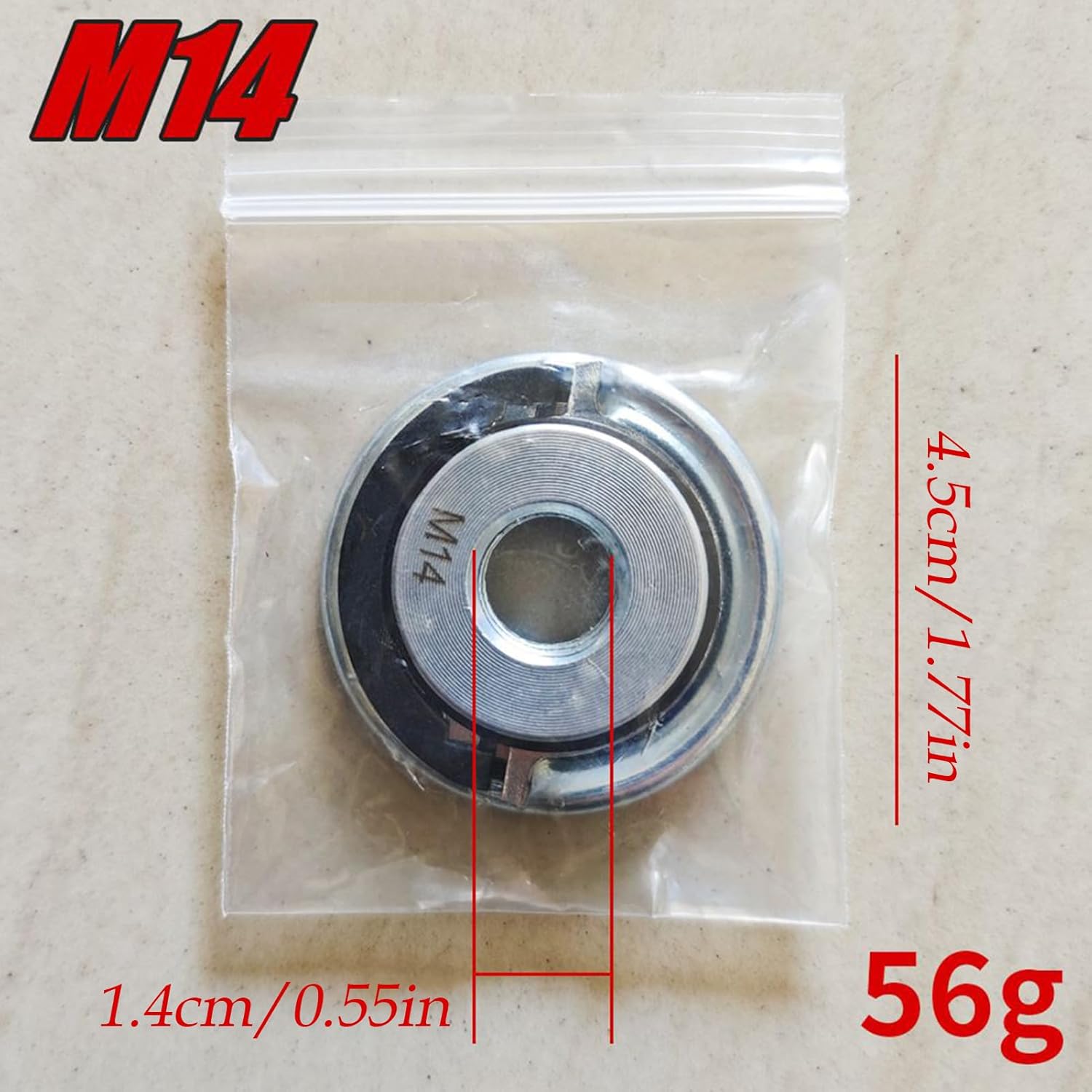Grinder Nut - Flange Nut for M14 Angle Grinding Tool, Heavy Duty Self-Locking Flange Nuts for Home and Workshop Professional Welders Enthusiasts D
