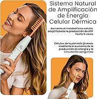 Vista 5 de NuDerma - Máquina portátil de terapia de piel de mano, con neón, antienvejecimiento, estiramiento de la piel, reducción de arrugas, círculos