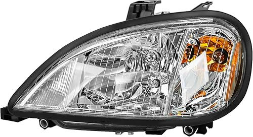 Miniatura 8 de SUPERFASTRACING Juego de faros delanteros izquierdo y derecho de repuesto para Freightliner Columbia 2004-2017
