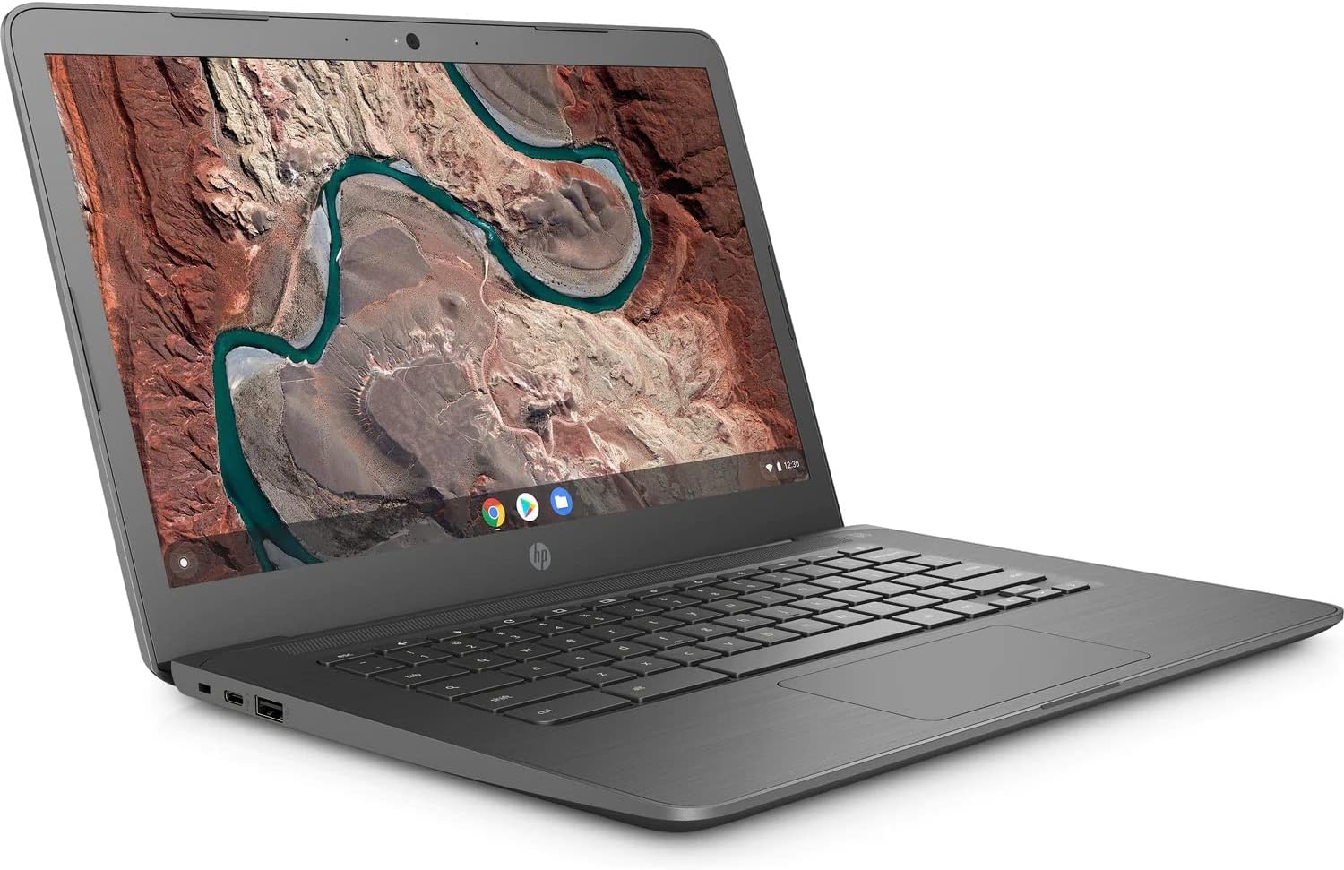 HP Newest 14inch Chromebook AMD Dual-Core A4-9120C Processor, 4GB DDR4 Memory, 32GB eMMC Storage, AMD Radeon R4 Graphics, Chrome OS-Gray(Renewed)