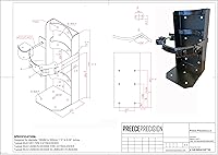 Vista 7 de Extintor de incendios seco universal de 30 libras, soporte de cilindro de dióxido de carbono de CO2 de aluminio de 20 libras, 7 1/2 "a 8" de diámetro