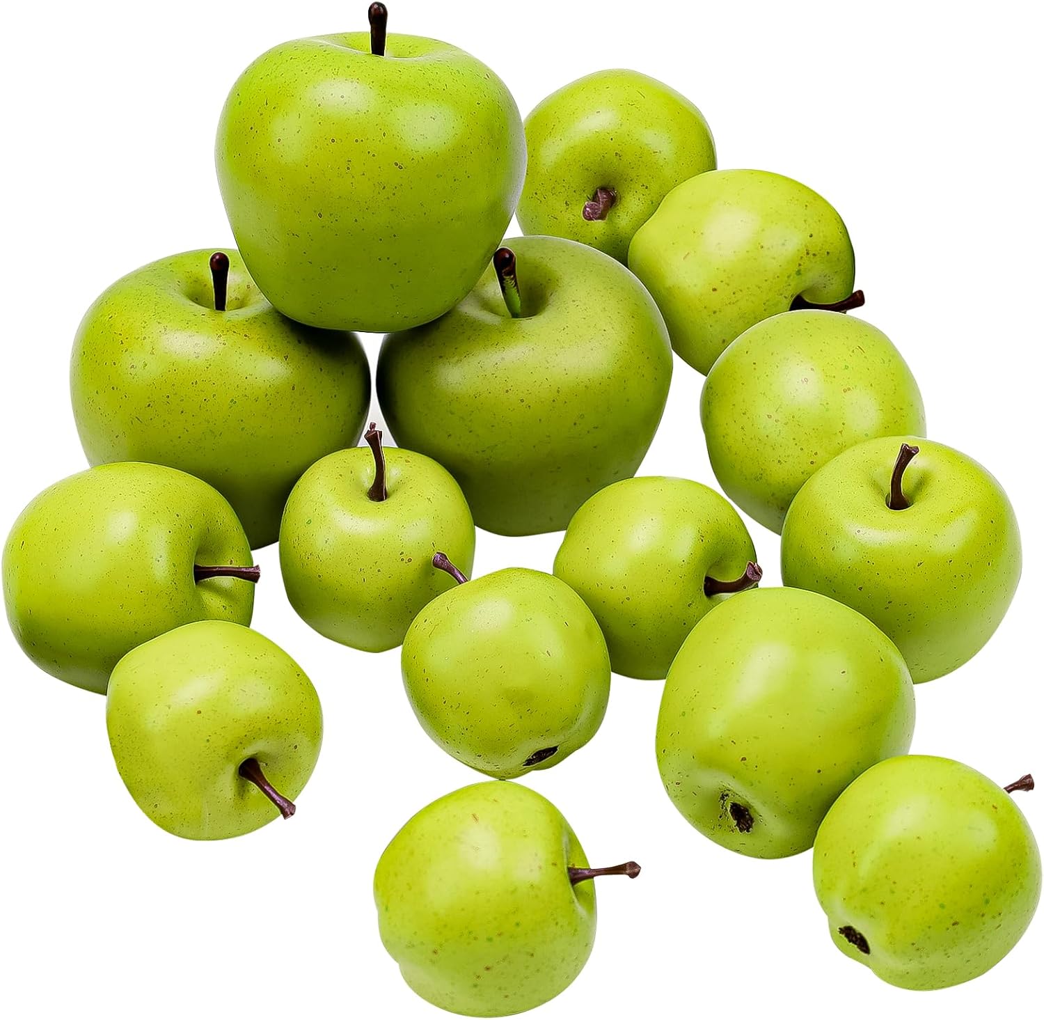 Pommes Artificielles En Plastique Réalistes - Lot De 10 Pour Décoration Maison, Fêtes, Photographie (Vert Ou Rouge)