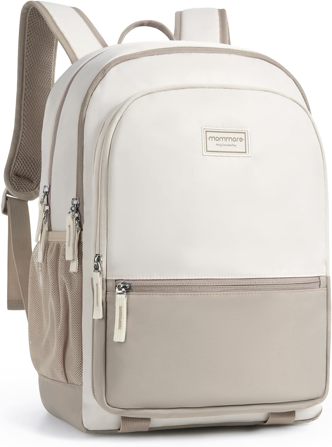 mommore School Backpack 3 Large Compartments Work Bookbag Water Resistant Lightweight Backpacks Casual Travel Backpack