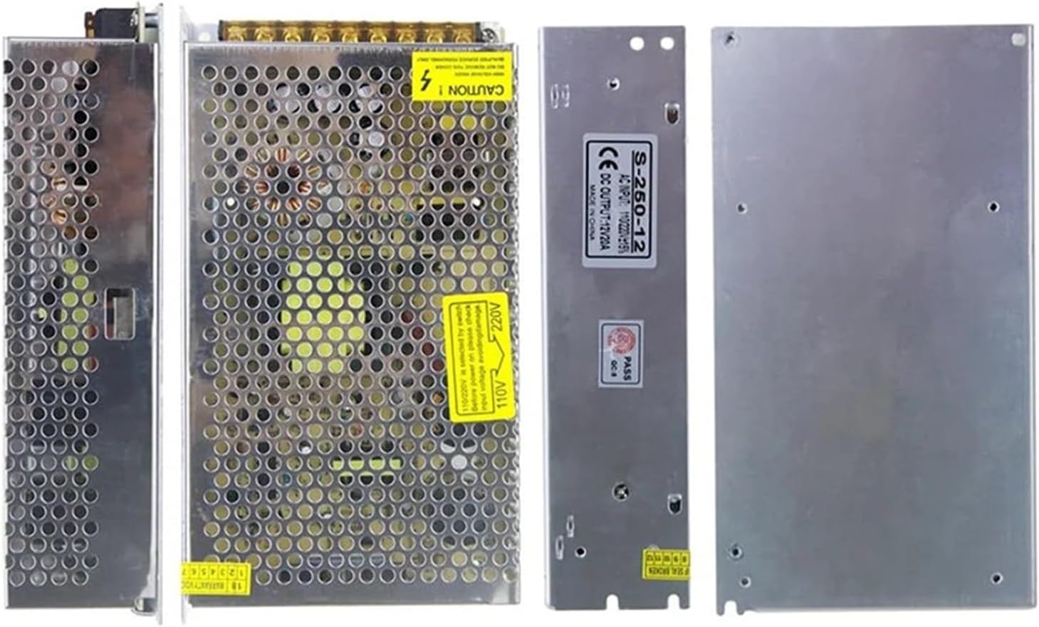 1PCS 12V DC Transformer Power LED Driver(180W,100-120V_DC12V)