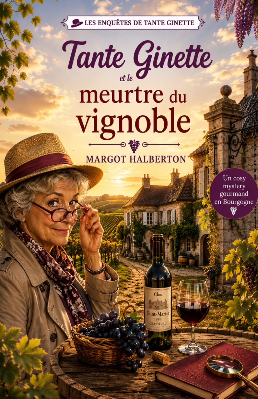Tante Ginette et le Meurtre du Vignoble: Un cosy mystery gourmand au cœur des vignobles de Bourgogne (Tante Ginette mène l'enquête)