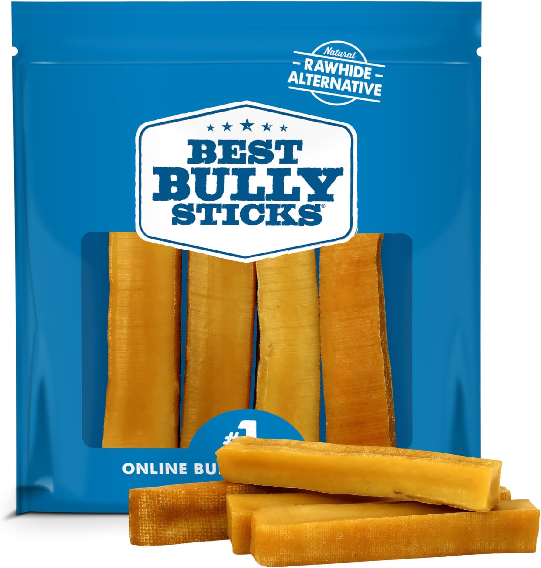 Best Bully Sticks Himalayan Yak Cheese for Dogs - Large 4 Count (Pack of 1) - Natural, No Lactose, Odor Free, Long-Lasting Snack