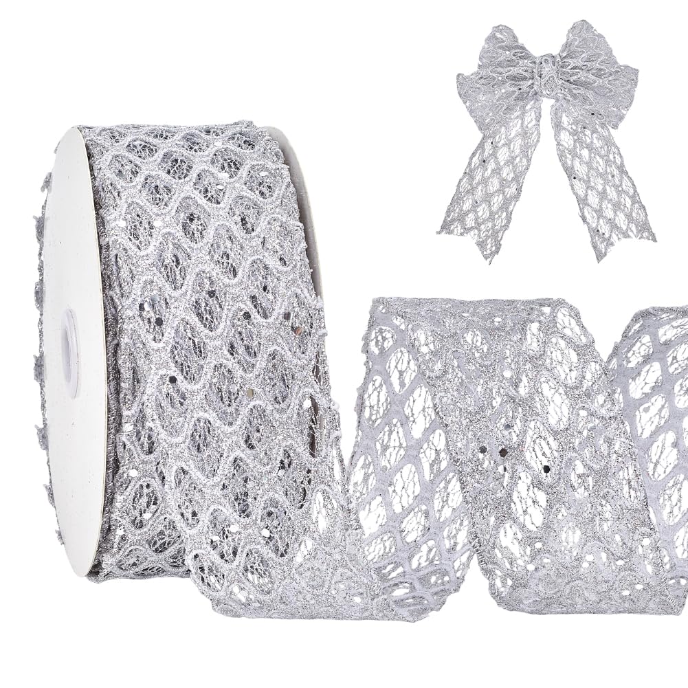 Ruban métallisé à maille diamanté pour des paquets cadeaux inoubliables