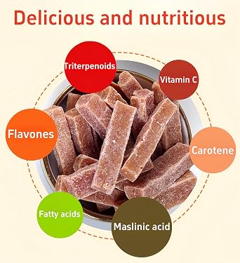 MKSDDF-250g Haw Flakes Hawthorn Cake Classic Chinese Snack Candied Fruit Dried Fruit Sweet and Sour Pastry-suitable for The Elderly and Children (Hawthorn balls*250g)