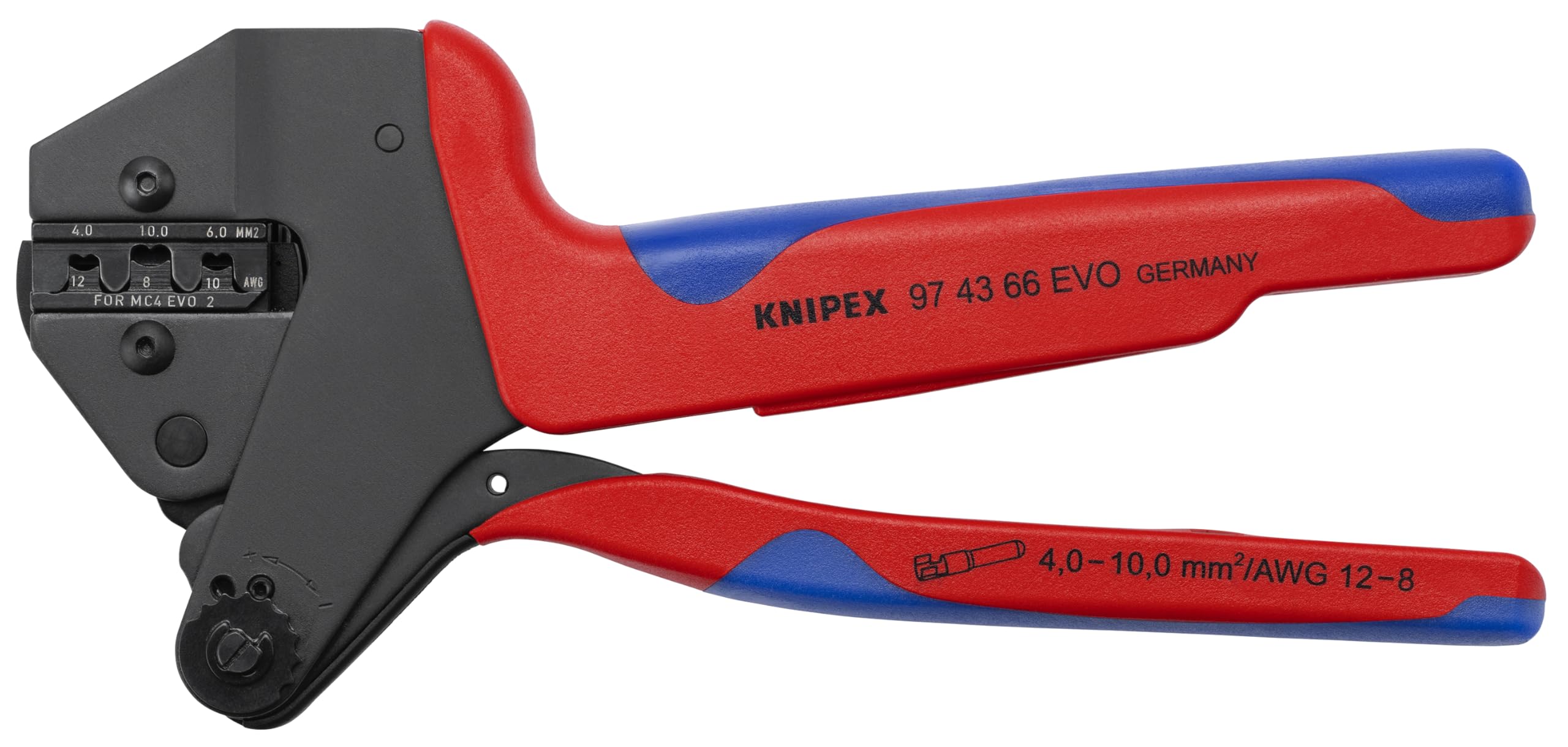 KNIPEX Crimp System Pliers for Exchangeable Crimping Dies with Multi-Component Handles 200 mm, 97 43 66 EVO - Image 3