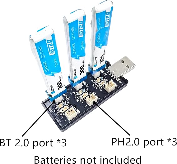 1S LiPo Battery USB 3.8V/4.35V Charger 6 Channel 1S LiHV Charger for EMAX Tinyhawk Blade Inductrix Tiny Whoop Inductrix FPV Plus Battery Micro betafpv bt2.0 JST-PH 2.0 mCX mCPX Connectors