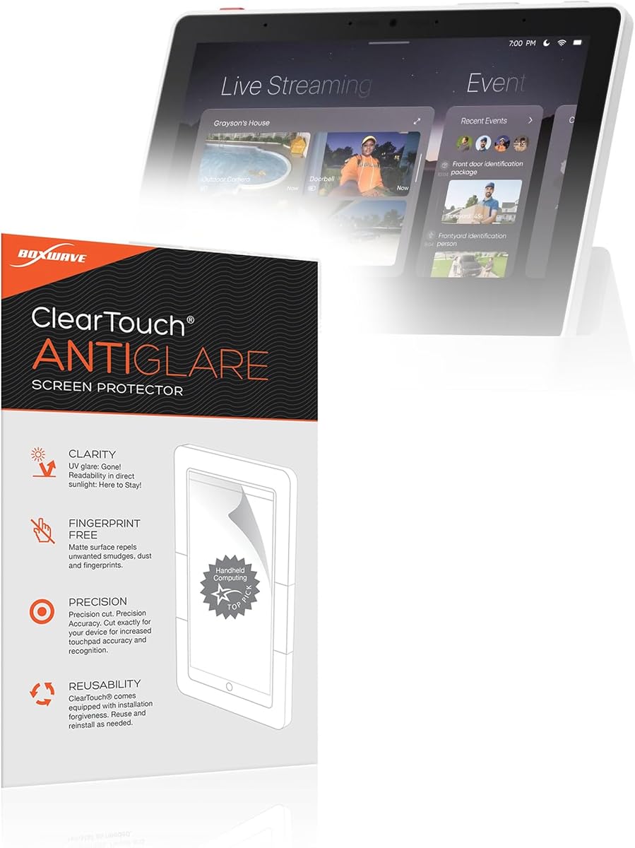 Protector de pantalla compatible con eufy Security T87A0 Smart Home Hub (8 pulgadas) - ClearTouch antideslumbrante (paquete de 2), película mate antihuellas