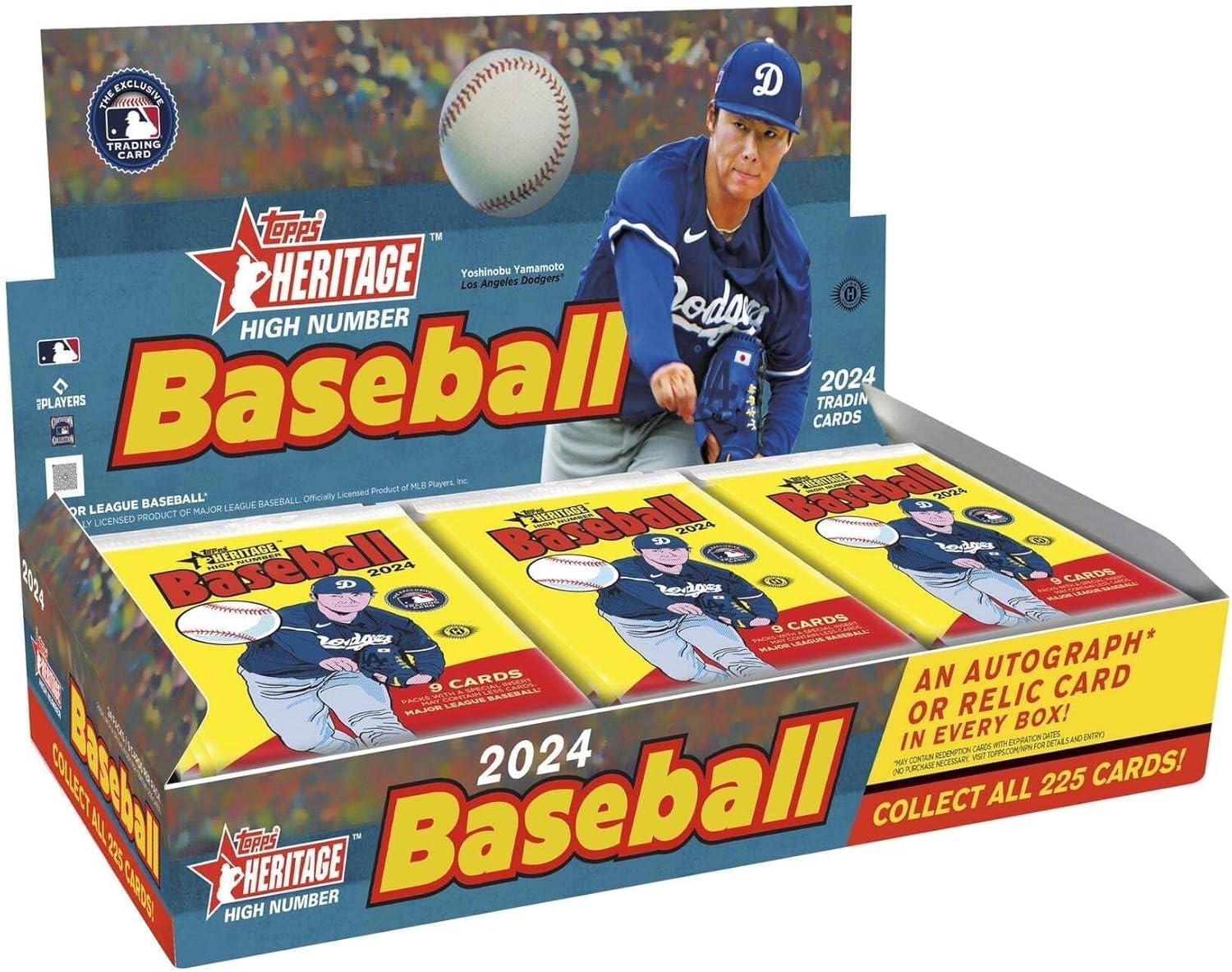 2024 Topps Heritage Baseball Hobby Box: High Number Edition