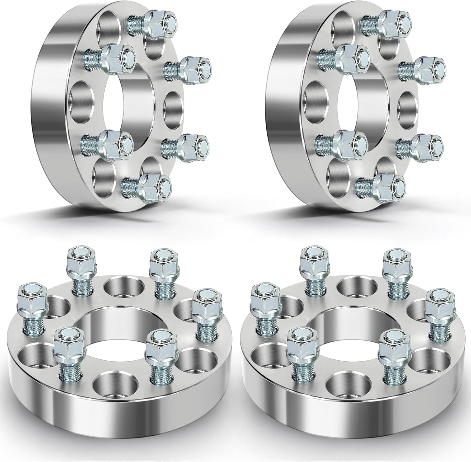 ECCPP 6x120 to 6x120 Wheel Spacers 1.25inch 66.9mm 14x1.5Studs fit for 2015-2022 for Chevrolet Colorado |2018-2022 for Chevrolet Traverse |2017-2022 for GMC Acadia |2015-2022 for GMC Canyon-4PCS