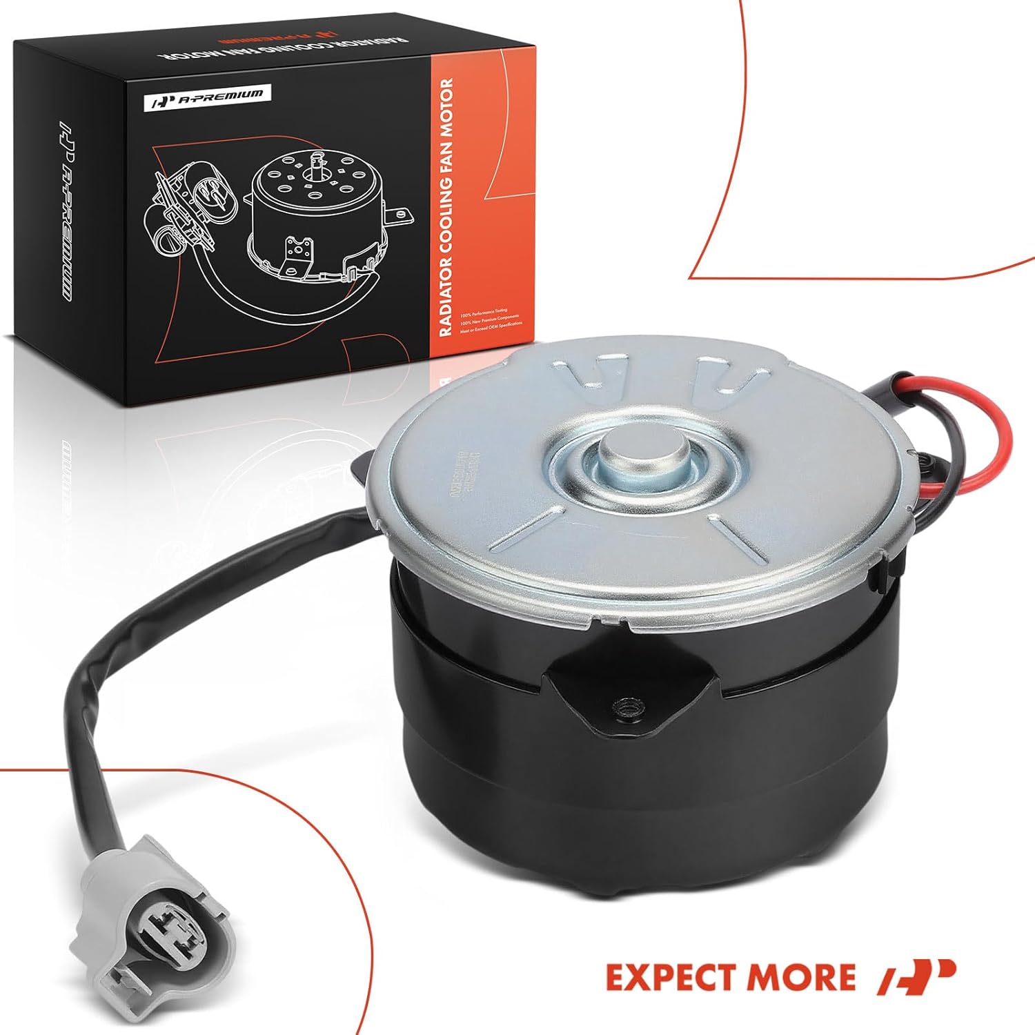 A-Premium Radiator Fan Motor Compatible with Toyota RAV4 2006-2012, 3.5L