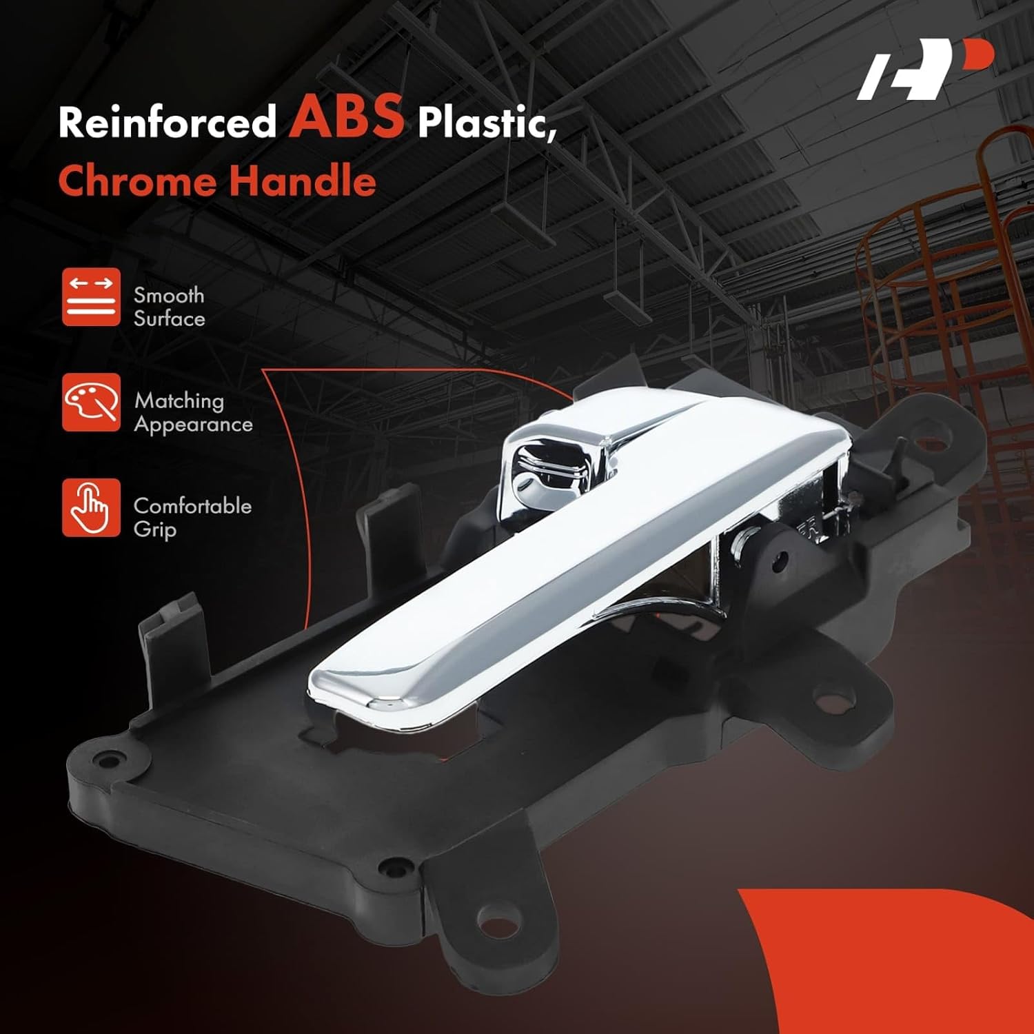 A-Premium Front Right Passenger Side Interior Door Handle Compatible with Kia Optima 2011 2012 2013, Chrome, Replace# 82620-2T010