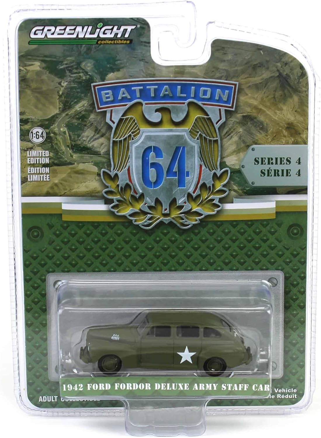Amazon.com: 1942 Deluxe Army Staff Car Matt Olive Green Battalion