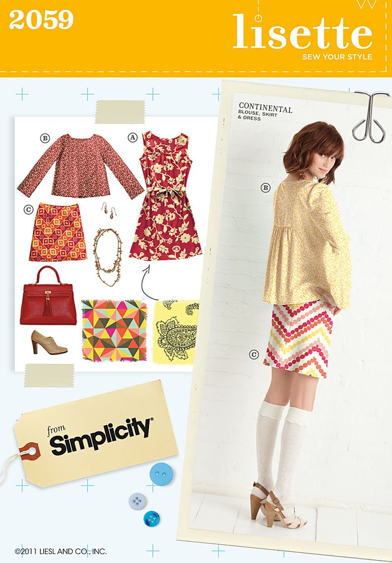 Simplicity H5 6-8 Bristol Novelty 2059 patrons de couture complets
