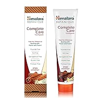 Vista 1 de Himalaya Botanique Complete Care - Pasta de dientes, a base de hierbas, sabor a canela, combate la placa, refresca el aliento, sin flúor, sin