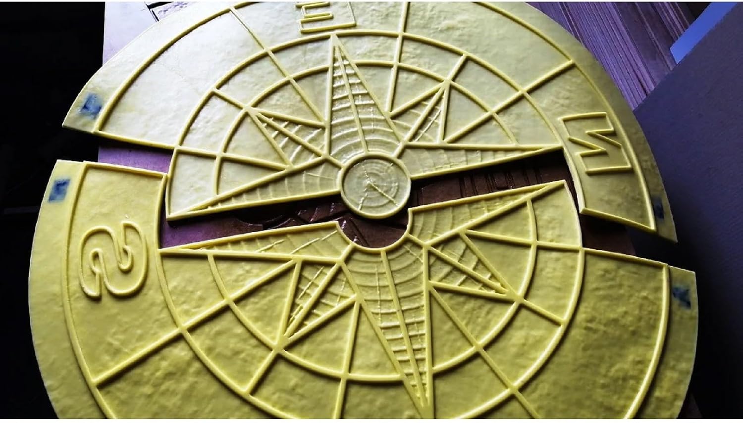 Polyurethane Stamp Compass-Big | Texturing Decorative Cement Concrete Imprint Texture Stamping