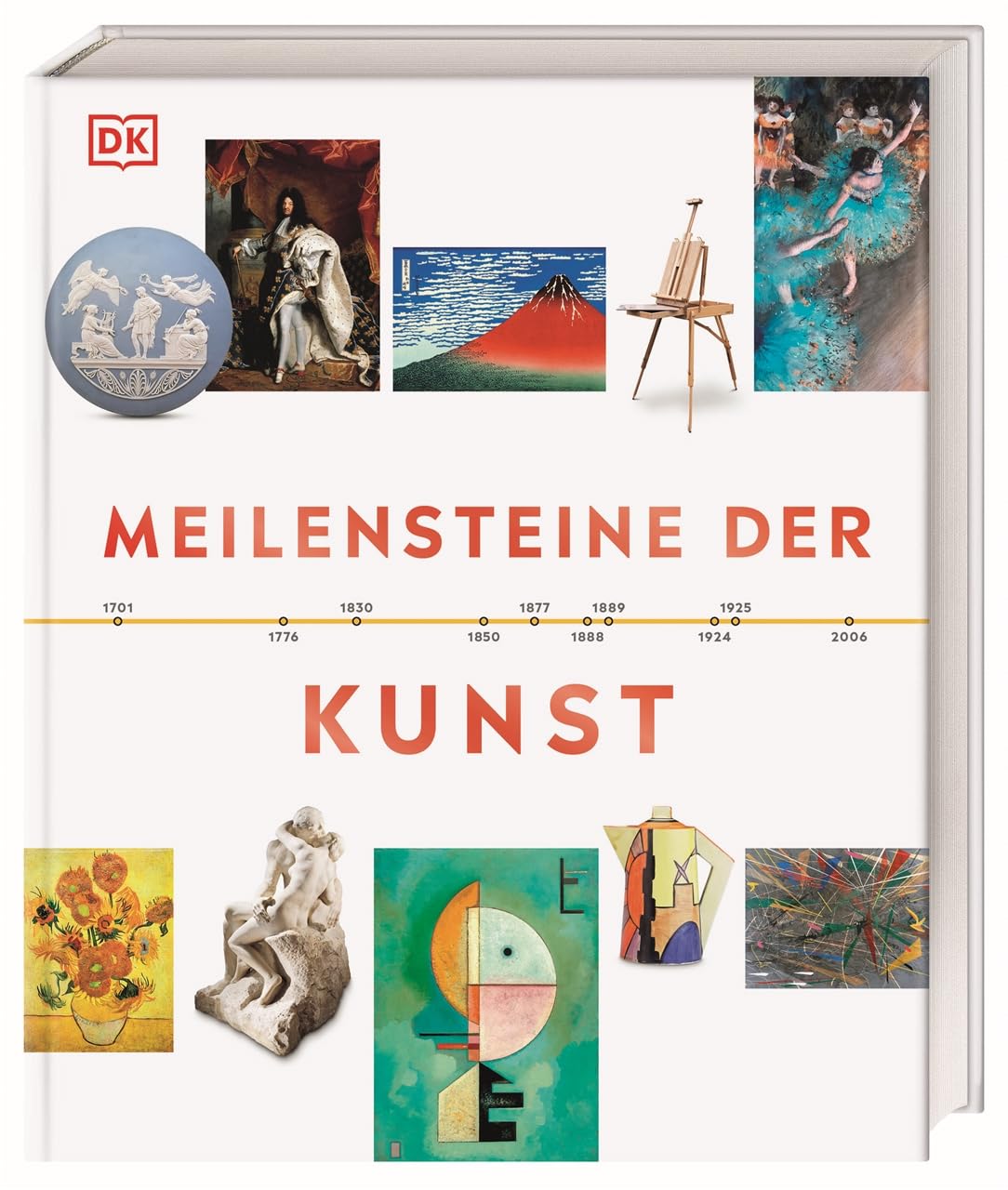 Meilensteine der Kunst: Reise durch die Geschichte der Kunst entlang einer informativen Zeitleiste mit über 500 Abbildungen. Umfangreich, verständlich, reich illustriert