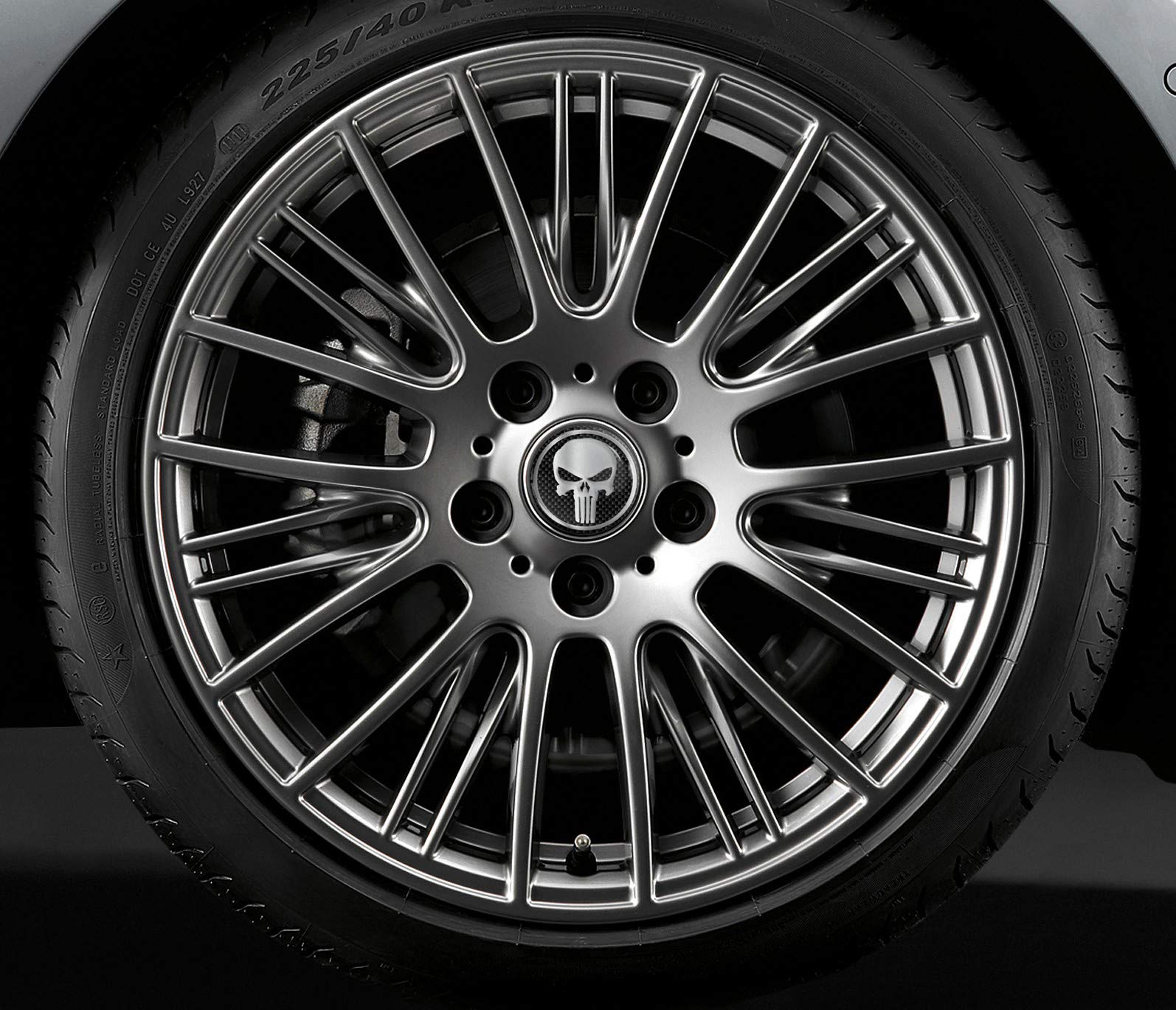 SG Store 4pcs 74mm Capuchons Centraux de Moyeu Roue de Voiture Couvre Les Numéros de