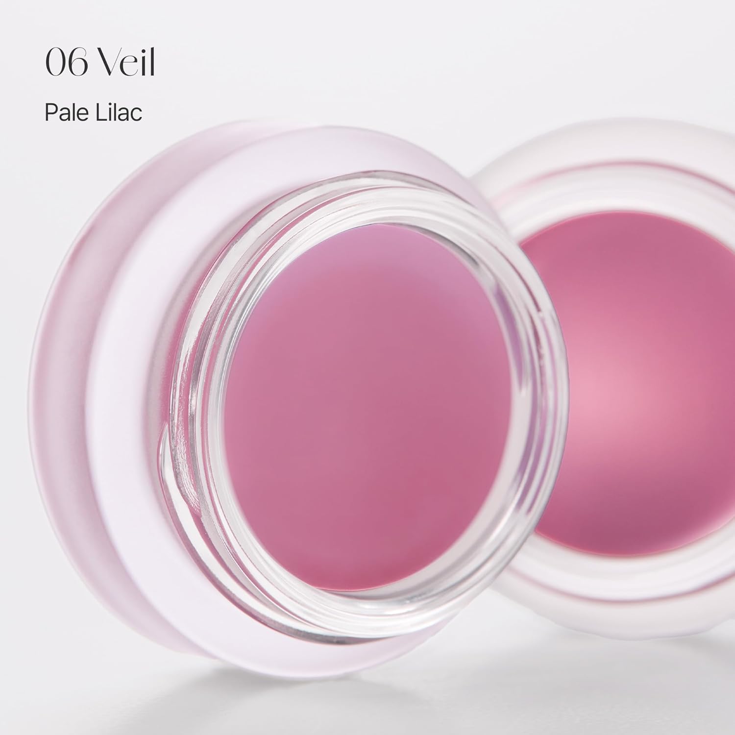 BEIGIC Flush Lip & Cheek Balm - Vegan Buildable & Blendable Multiuse Balm | Natural Flush & Glow | Glowy Blush for Cheeks | Dewy Korean Make Up Cream Blush | 06 Veil - Pale Lilac, 0.14 fl.oz