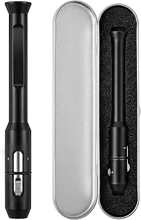 Zonon TIG Wire Feeder Pen Welding Rod Holder Feed Pencil Filler for 1/32"-1/8" (1.0-3.2 mm) Wires Smooth TIG Welding Tool Welder Accessories, with Metal Case for Storage (Black)