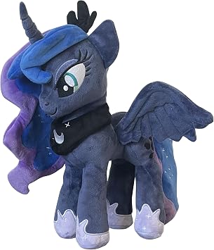 My Little Pony - لعبة Princess Luna Plush - منتج مرخص رسميًا، ناعم ومحبوب للجماهير وجامعي المنتجات - هدية مثالية للأطفال والكبار - الأعمار 3+