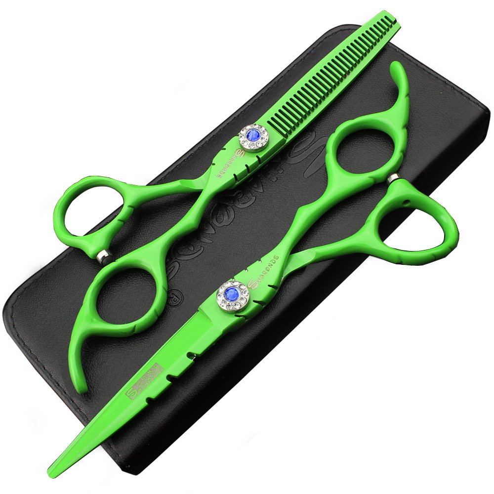 6 pouces Cheveux Ciseaux Ensemble de ciseaux de coiffure Salon de coiffure Ciseaux Cheveux Professionnel Ciseaux
