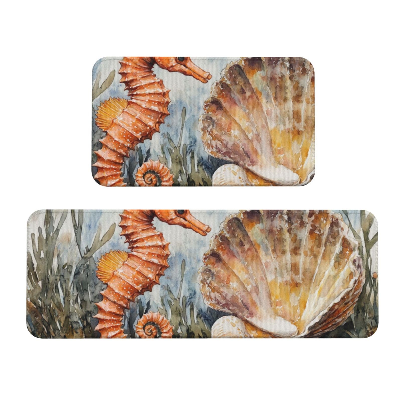Tapetes de cocina decorativos antideslizantes y alfombras lavandera acolchadas