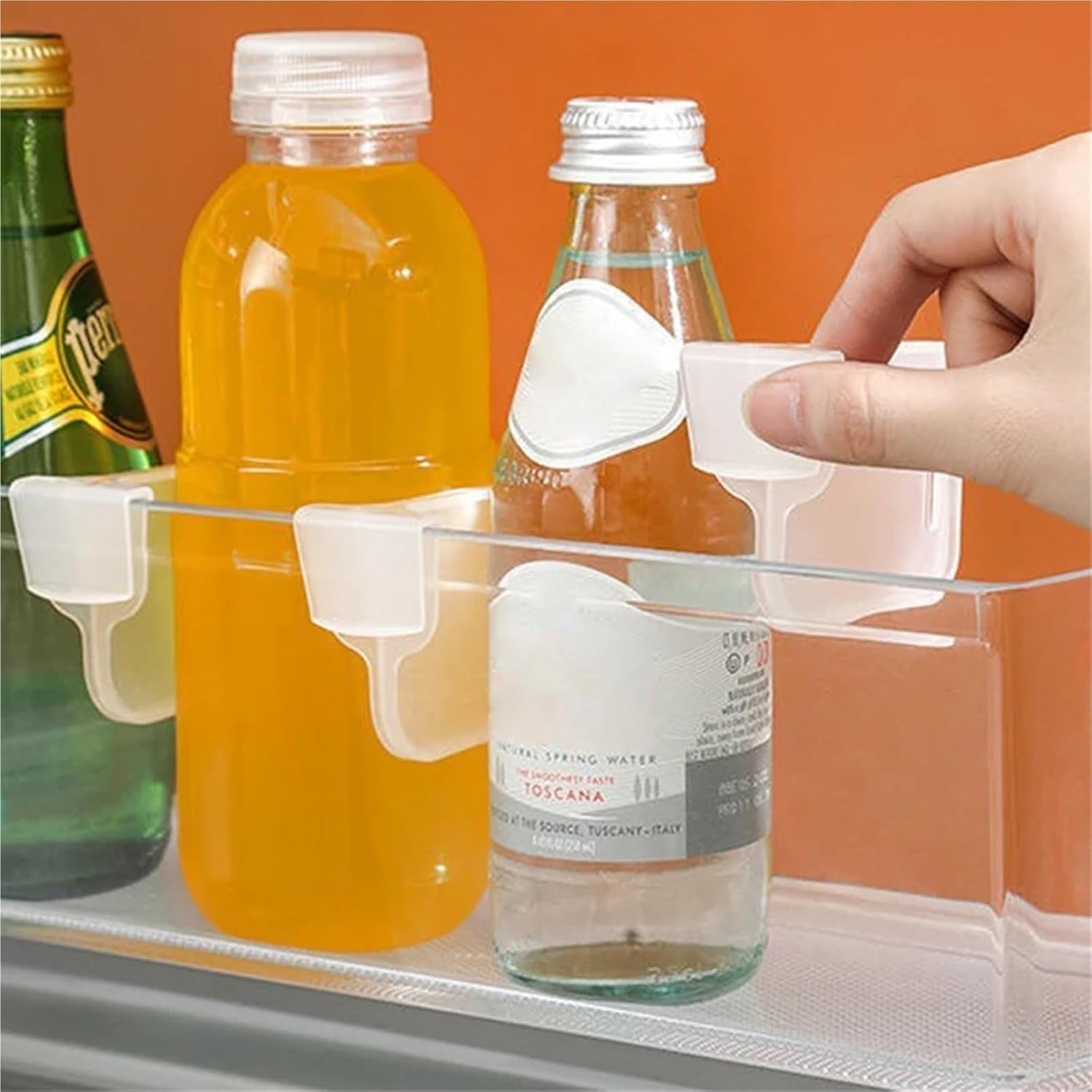 Freezer Shelf Clips 50pcs Refrigerator Storage Partition Kitchen Tool Bottle Assortment