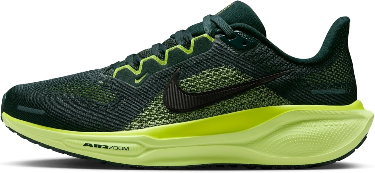 Nike Pegasus 41 Women's Road Running Shoes (Seaweed/Cyber/Light Lemon Twist/Black)