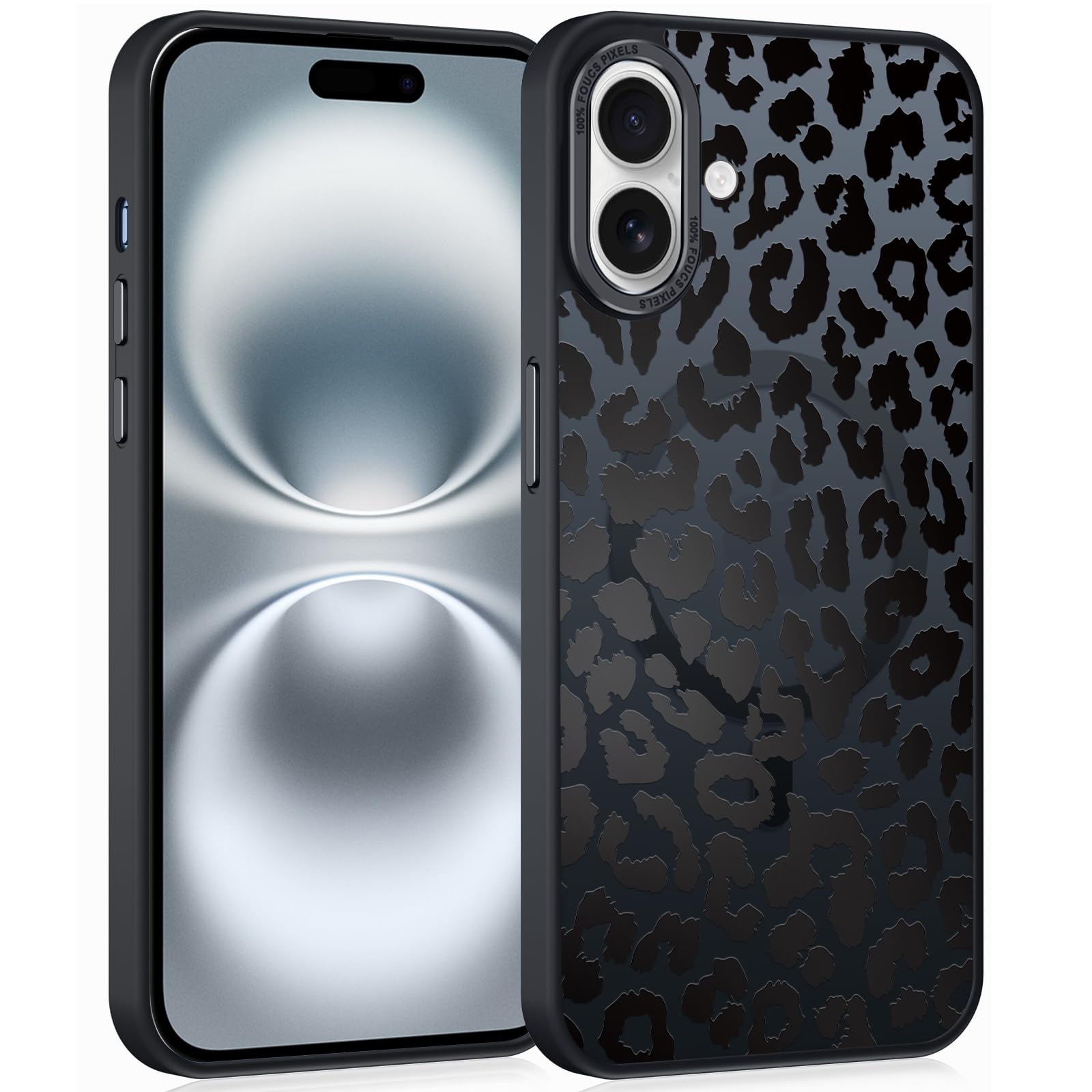 Coque mignonne iPhone 16 Plus motif guépard pour le quotidien chic - 8