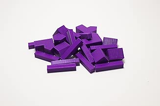 Settlers of Catan Compatible Replacement Board Game Pieces - Single Player - 3D Prints (Purple) - coolthings.us