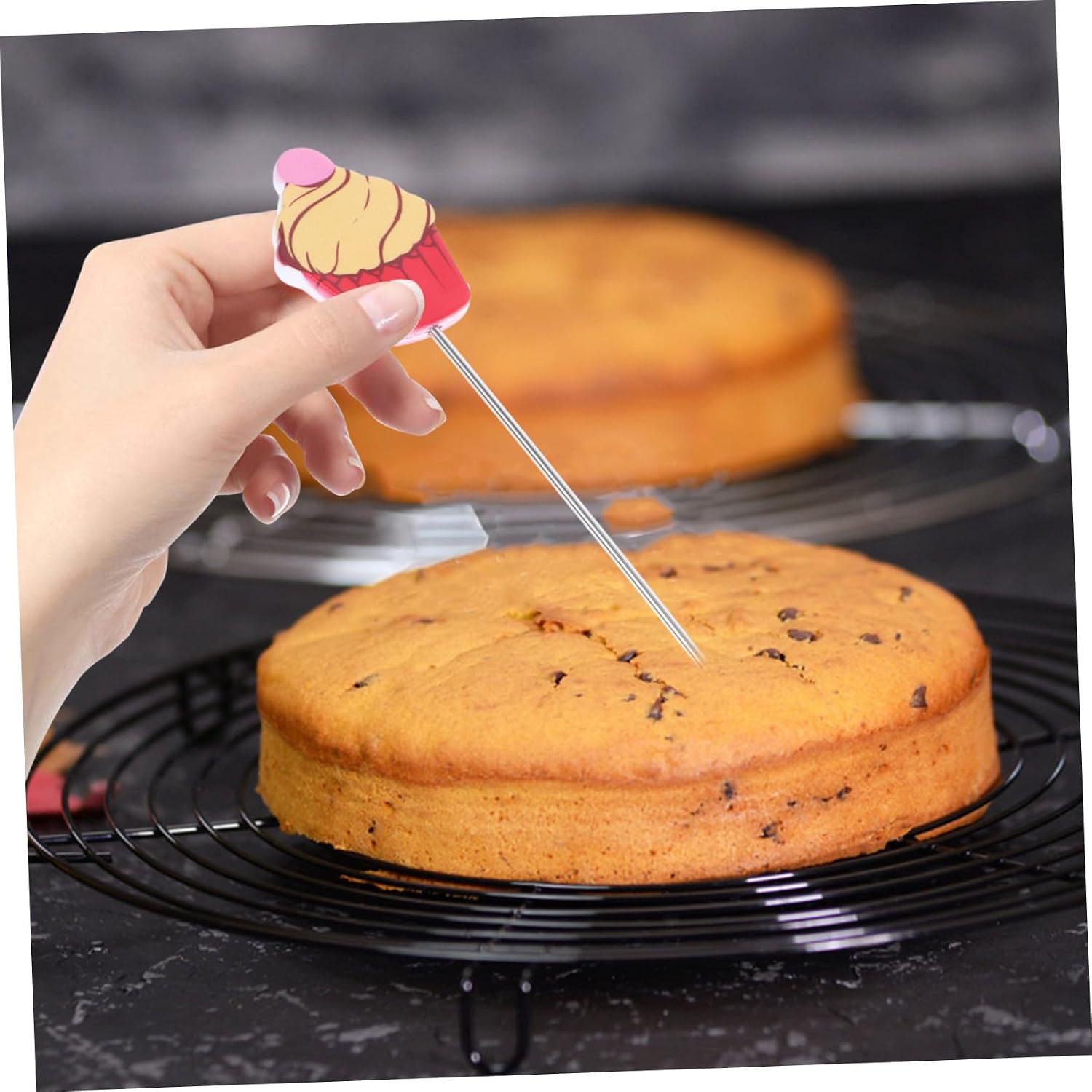 2pcs Stainless Steel Probes for Baking Convenient Cake Testing Tool for DIY Bakers and Professional Chefs