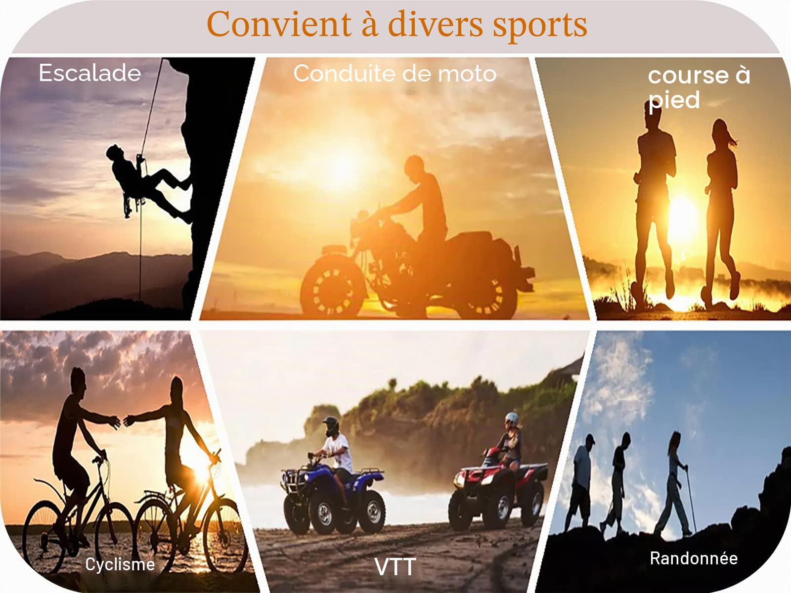 Gants de Moto, Gants de Cyclisme Respirants pour VTT MTB Motocross Racing, pour Hommes et Femmes