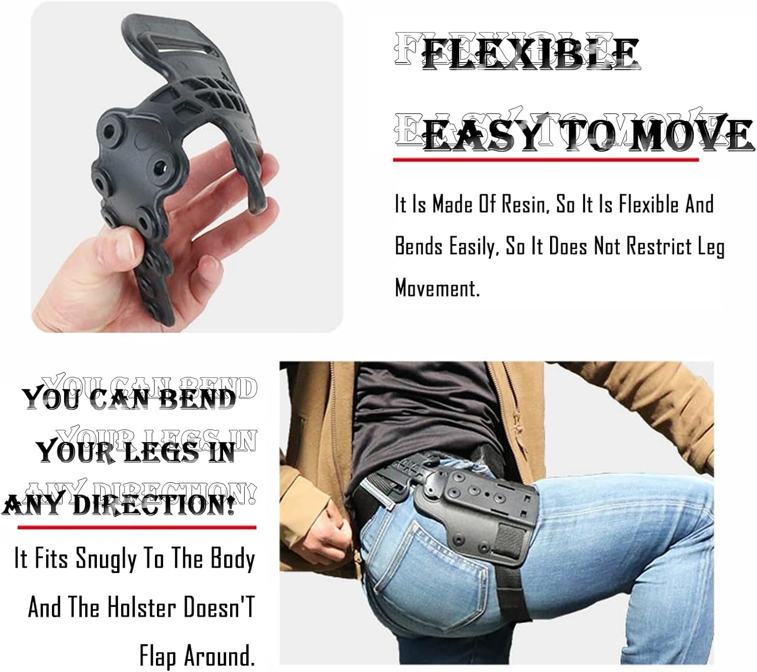 Molle Drop Leg Platform Panel Adjustable Guns Holsters Adapter Hunting Combat Drop Leg Thigh Platform