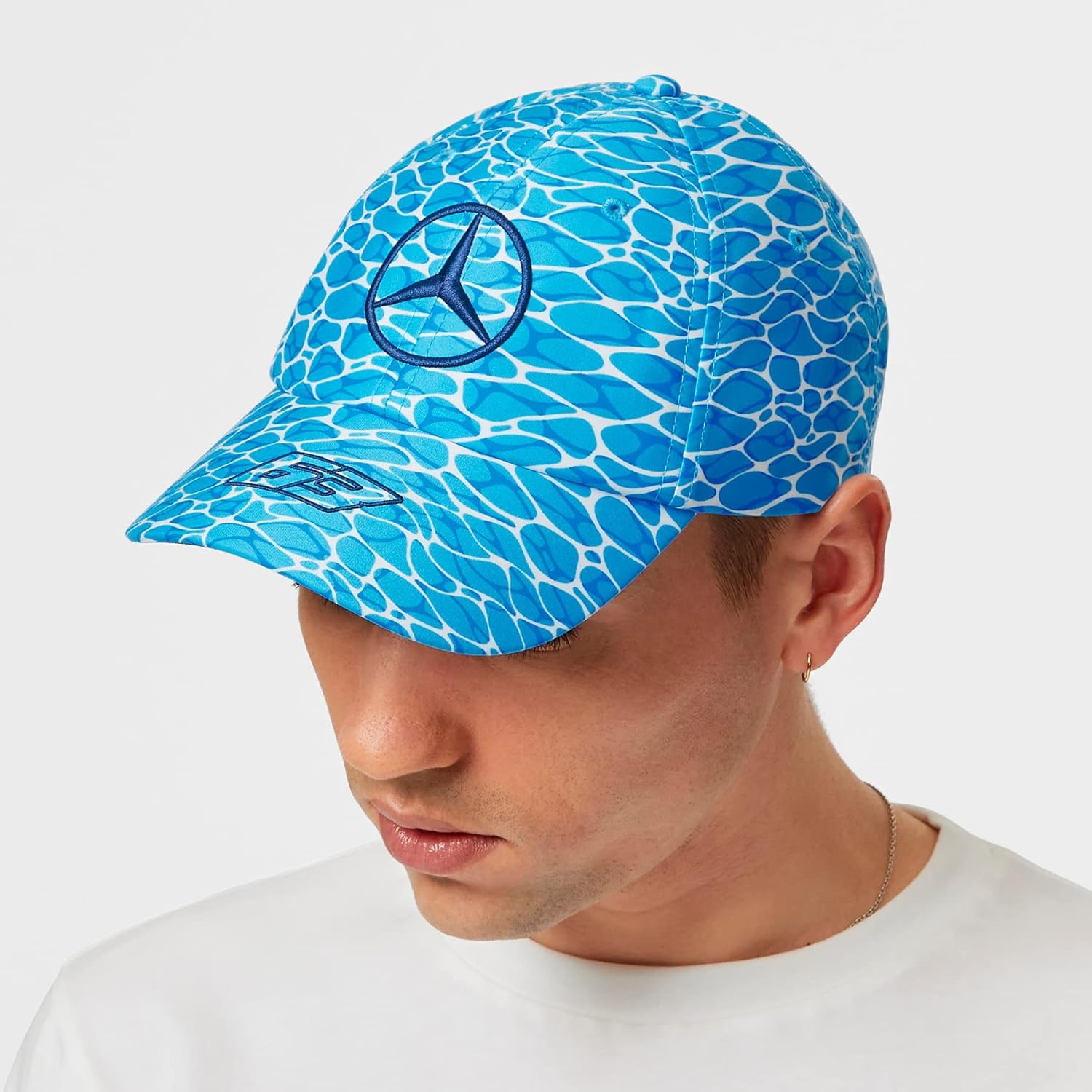 Mercedes AMG Petronas Formula One Team - George Russell Special Edition No Diving Hat - Blue - One Size