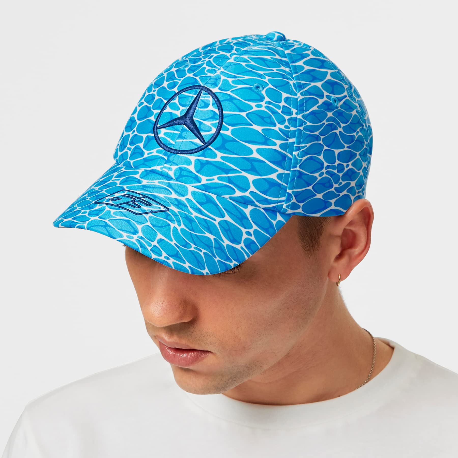 Mercedes AMG Petronas Formel 1 Team - George Russell Special Edition No Diving Hat - Blau - One Size, Blau, Einheitsgr��e