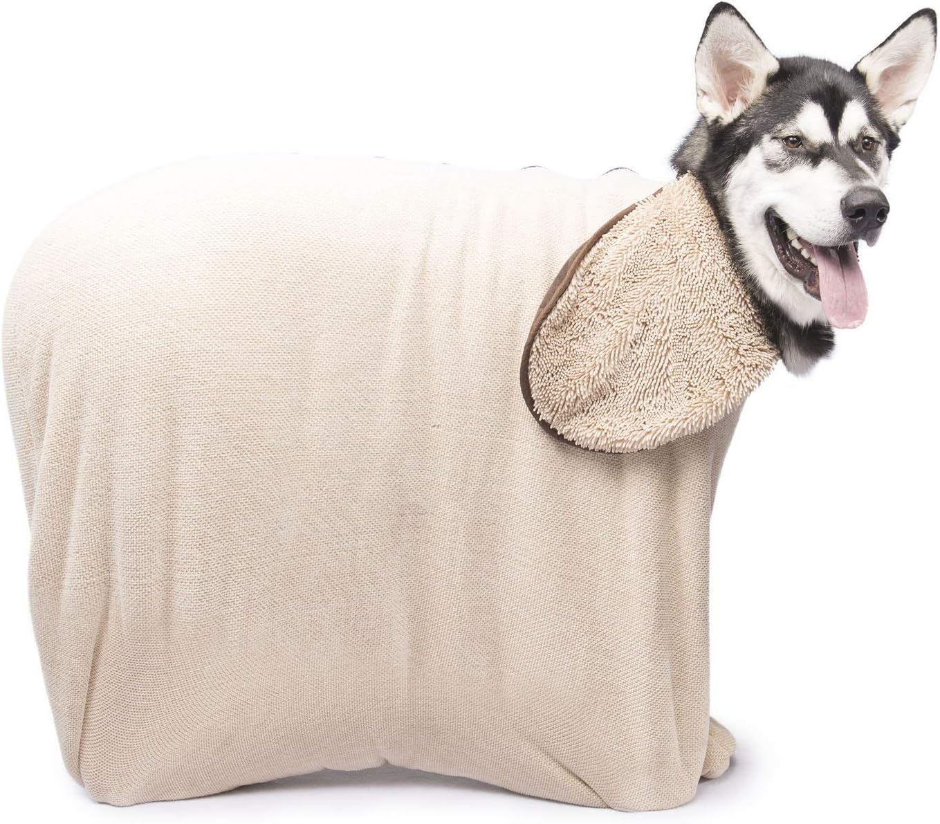 Dog Gone Smart Zip n' Dri, X-Large, Khaki