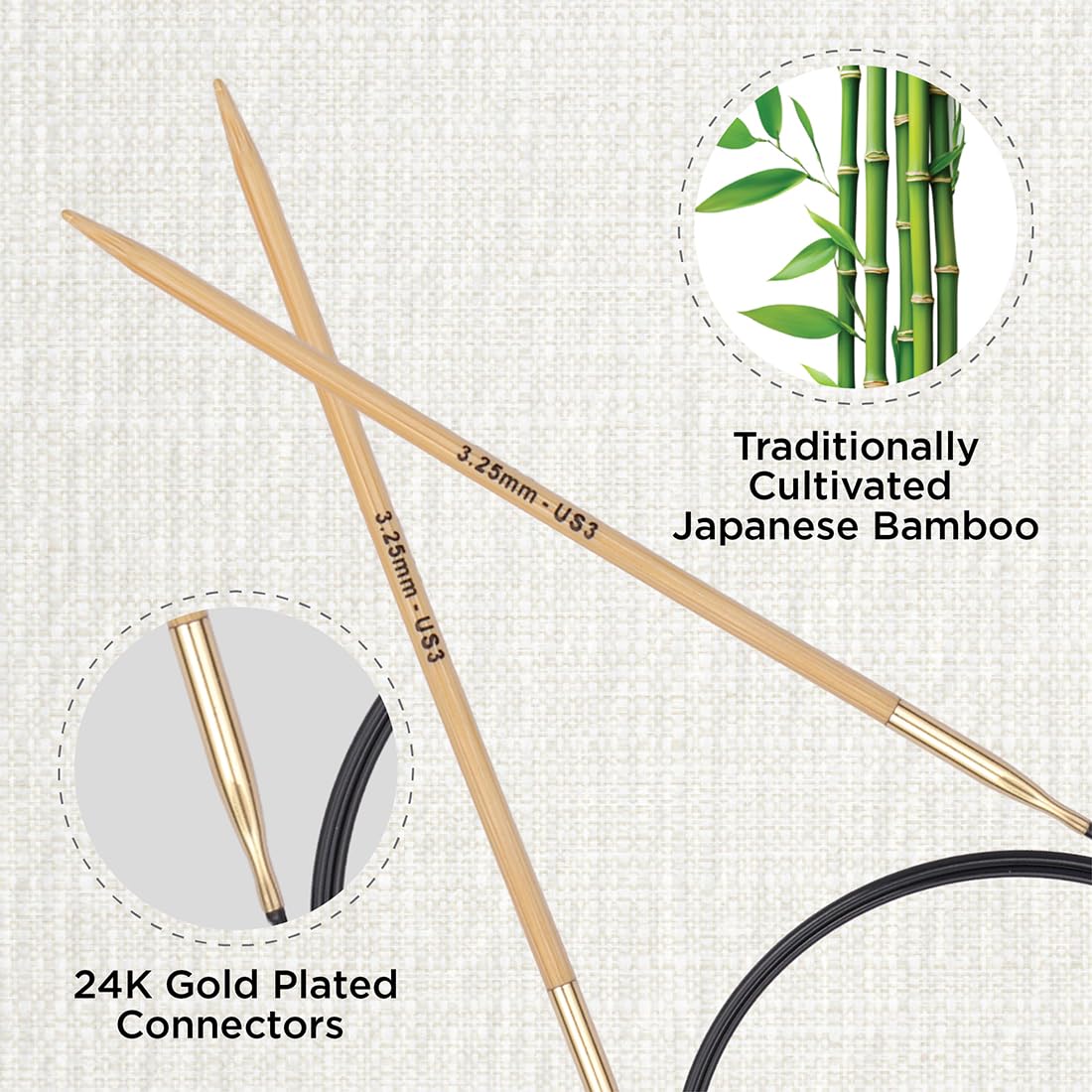 Knitter's Pride Waves Aluminium Crochet Hook, D/3.25mm