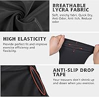 Vista 4 de Mens Football Girdle with Pads Hip Thigh Butt Tailbone Protector Pants Padded Compression Short Youth Adult Protective for Baseball Snowboard Skate