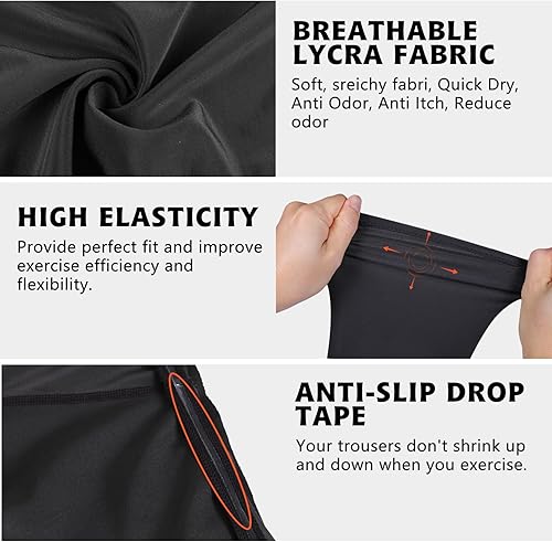 Miniatura 4 de TUOYR Faja de fútbol corta de compresión acolchada para hombre con almohadillas, pantalones protectores de coxis para adultos, para béisbol,