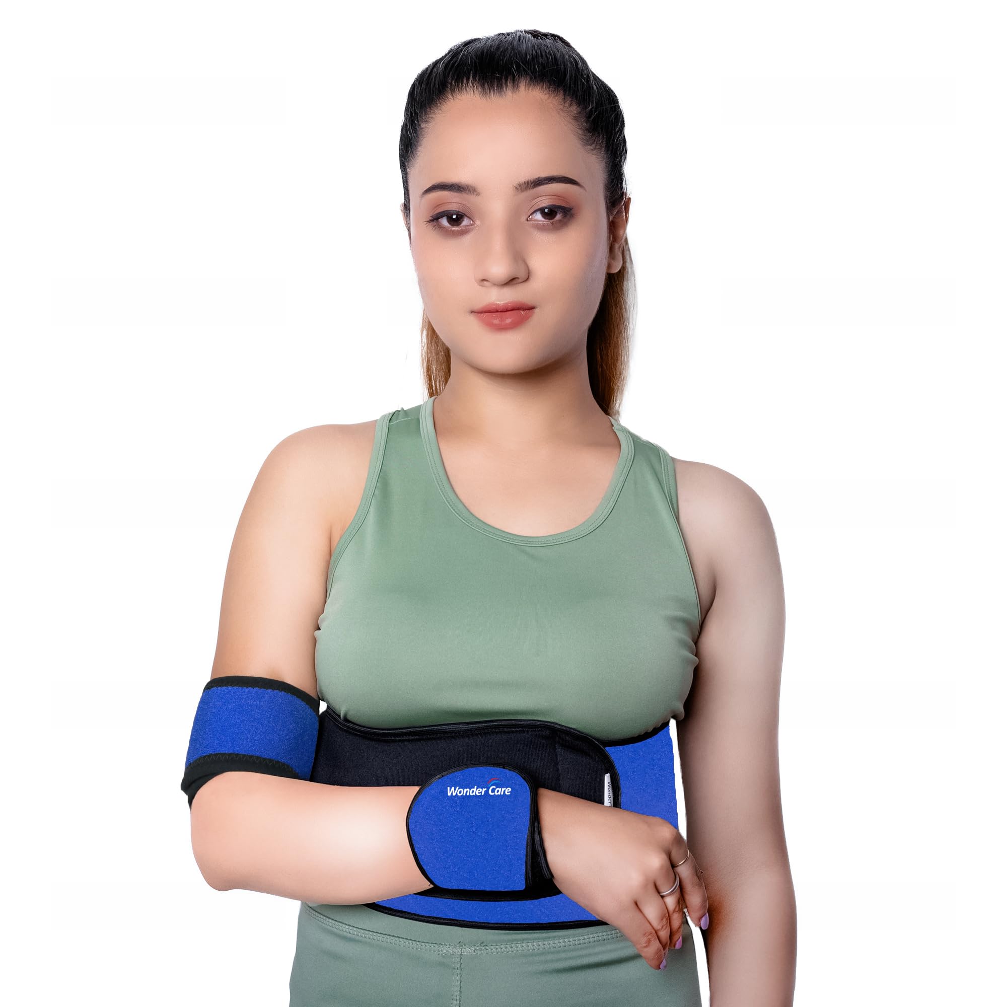 Wonder Care Left Right Shoulder Immobilizer Arm Sling Elastic Brace for Clavicle Collar Bone Dislocation Subluxation Shoulder stabilizer