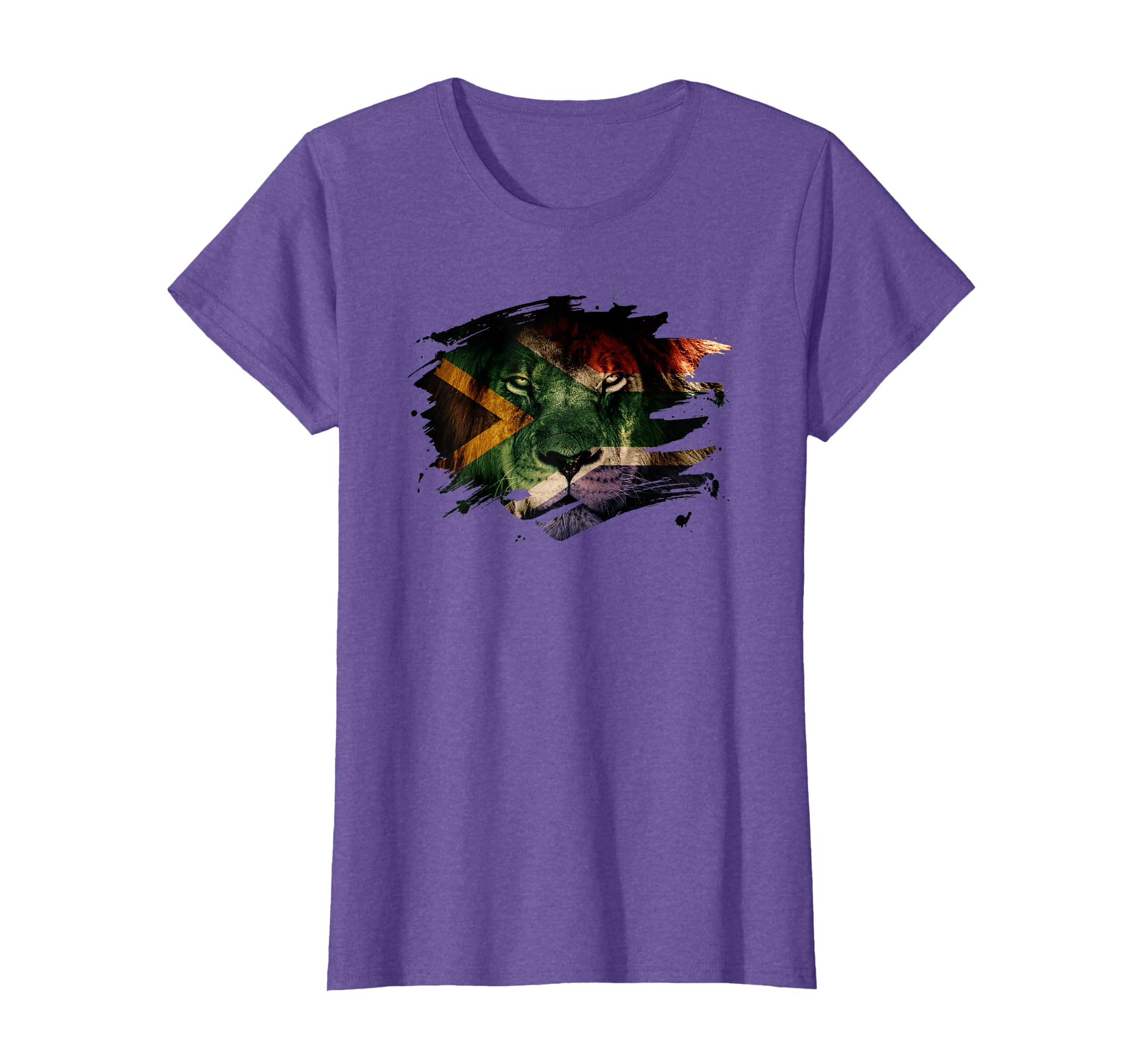South Africa Flag and Lion Picture - African Pride T-Shirt