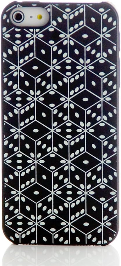 Dice Luminous Effect Fluorescent Glow in the Dark Heavy Duty Back Cover Case for Iphone 5 5s 5g & Free LCD Film Touch Pen