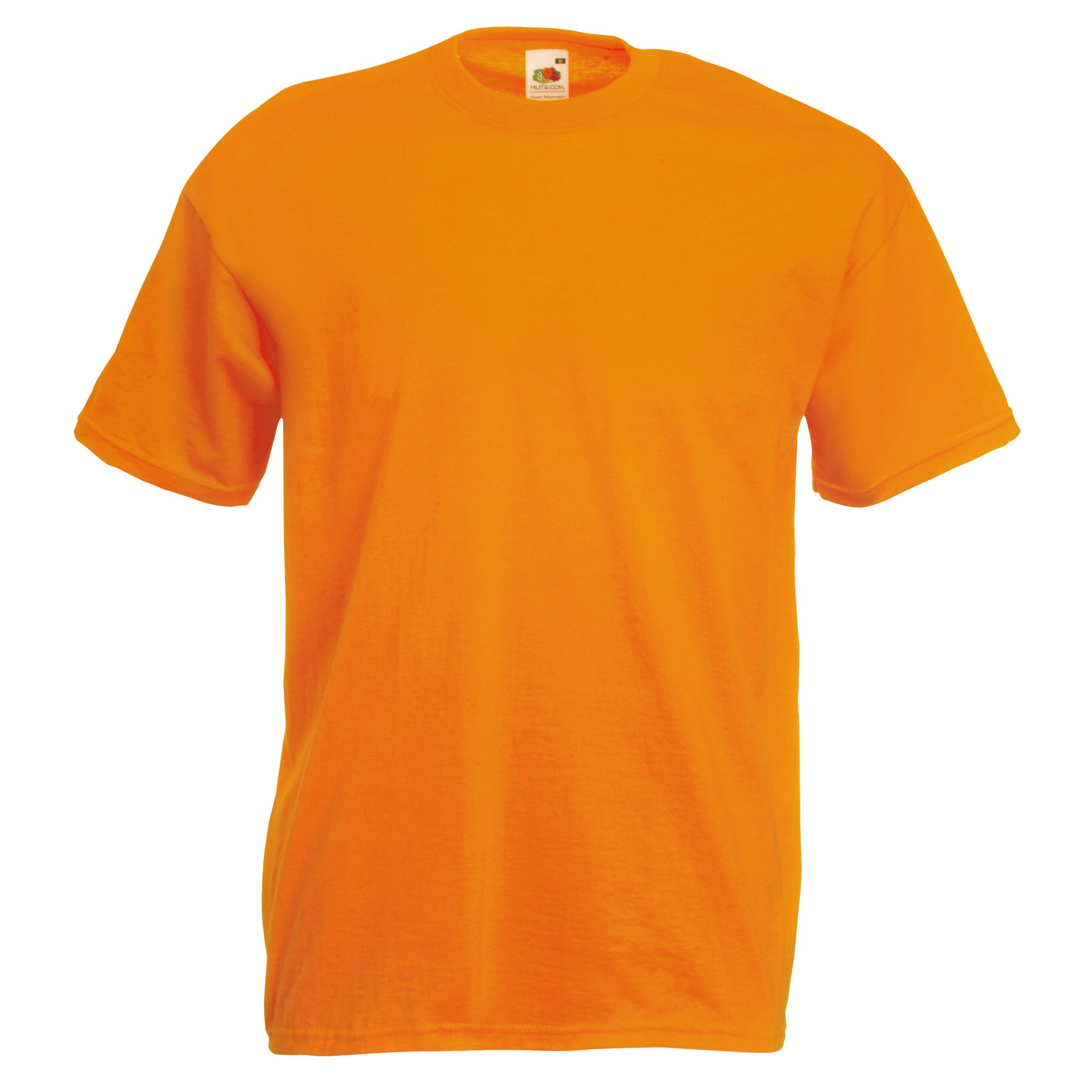 Fruit of the Loom Men's Short-Sleeved T-Shirt - Orange - Large