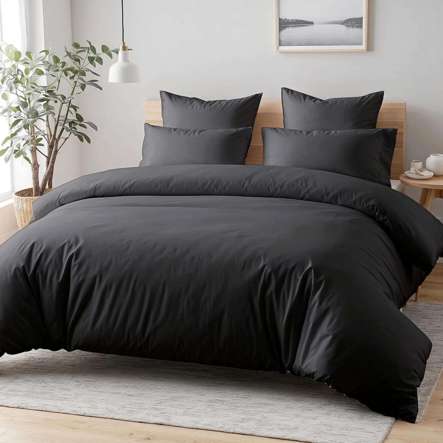 Cozyor Bettwäsche allergikergeeignet, weich mit robustem Reißverschluss, Mikrofaser