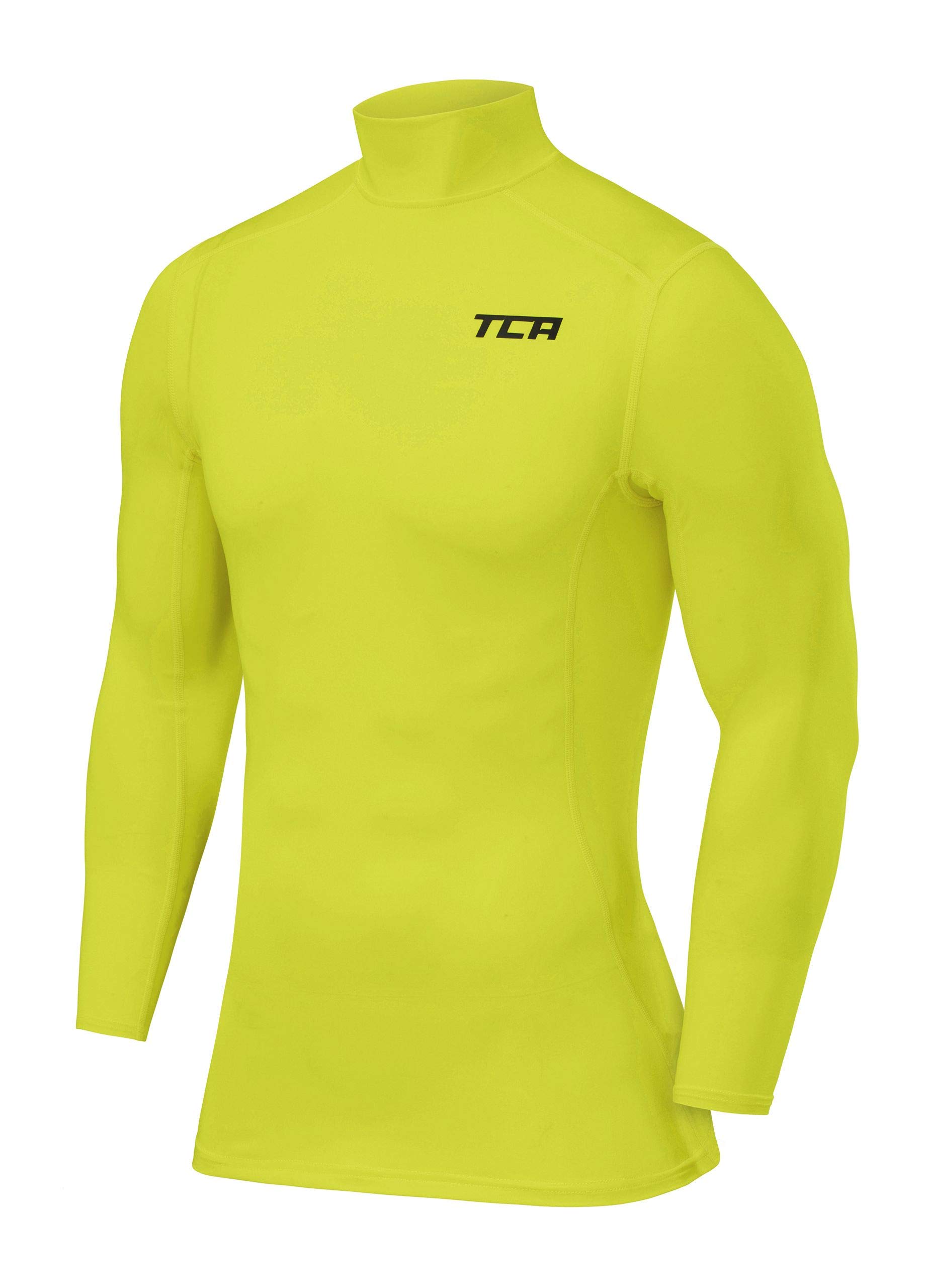 TCA PRO Performance Uomo Maglia Collo Alto a Maniche Lunghe